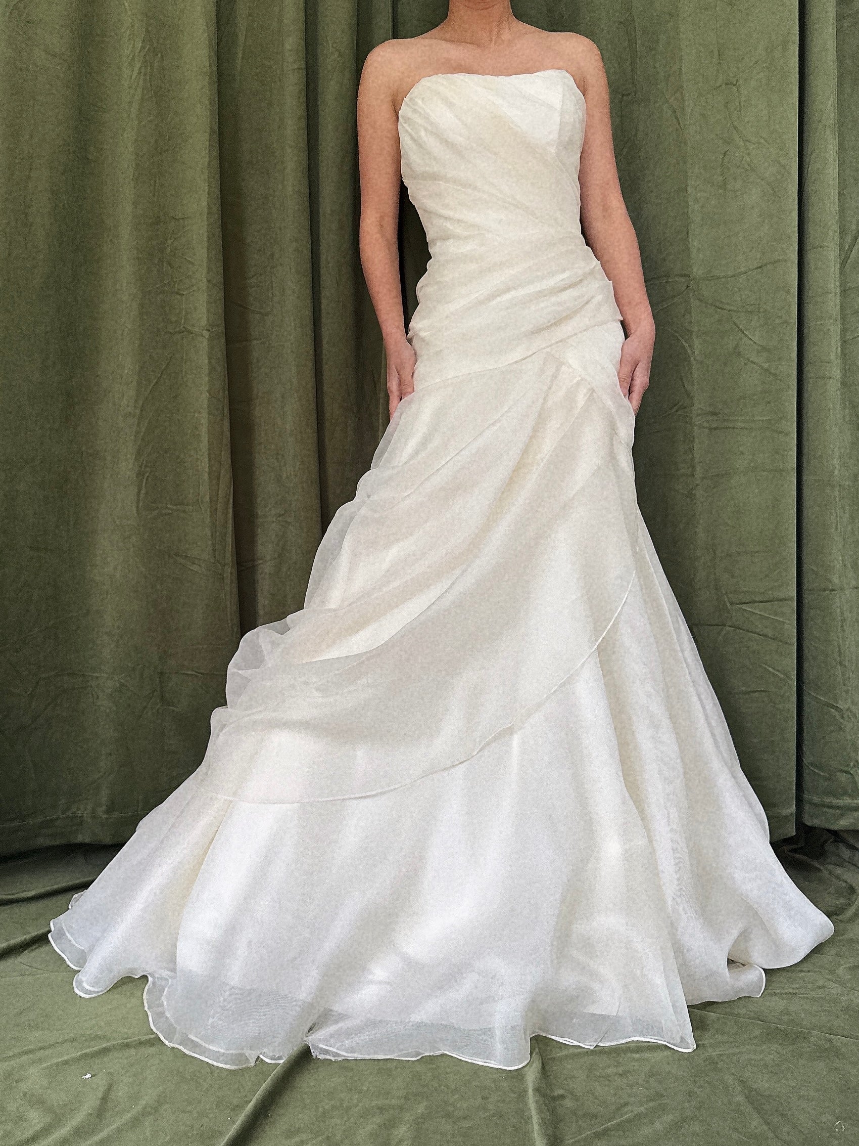 Vintage Silk Organza Gown - S/4