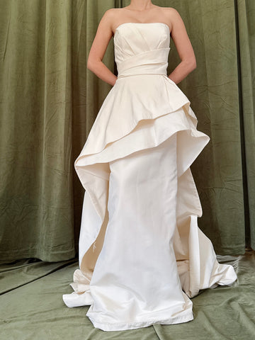 Vintage Amsale Silk Gown - XS/S
