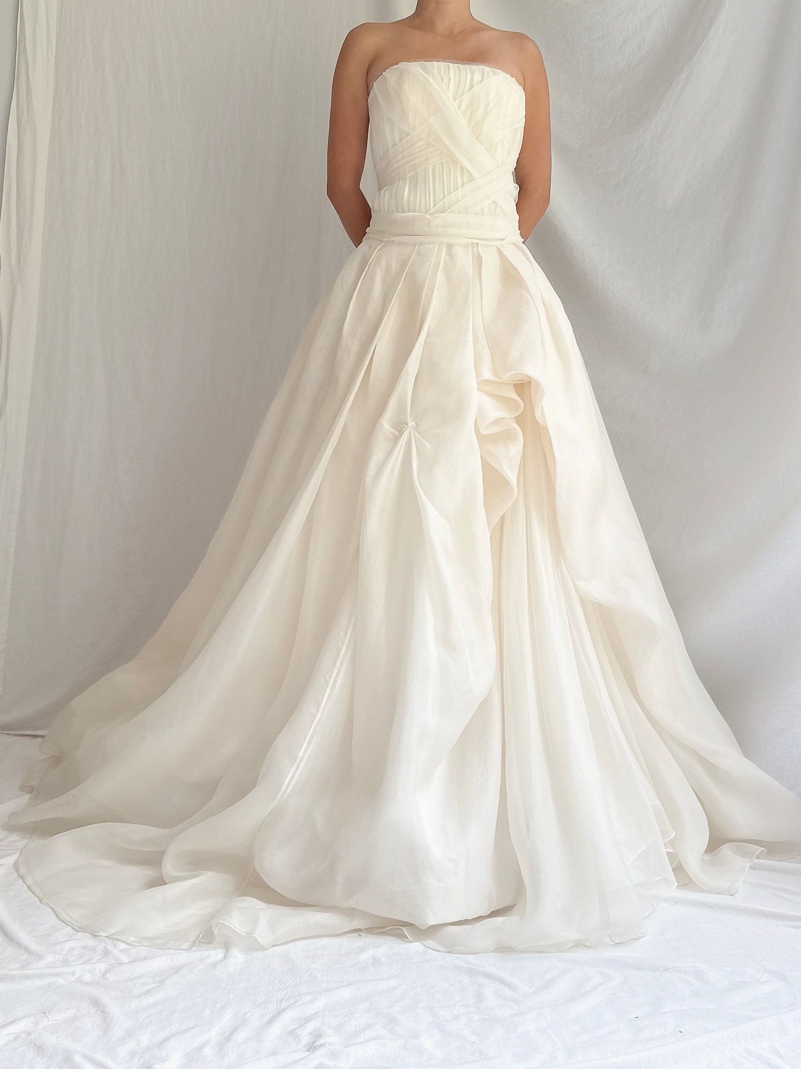 Vintage Vera Wang Silk Organza and Tulle Gown - XS/0