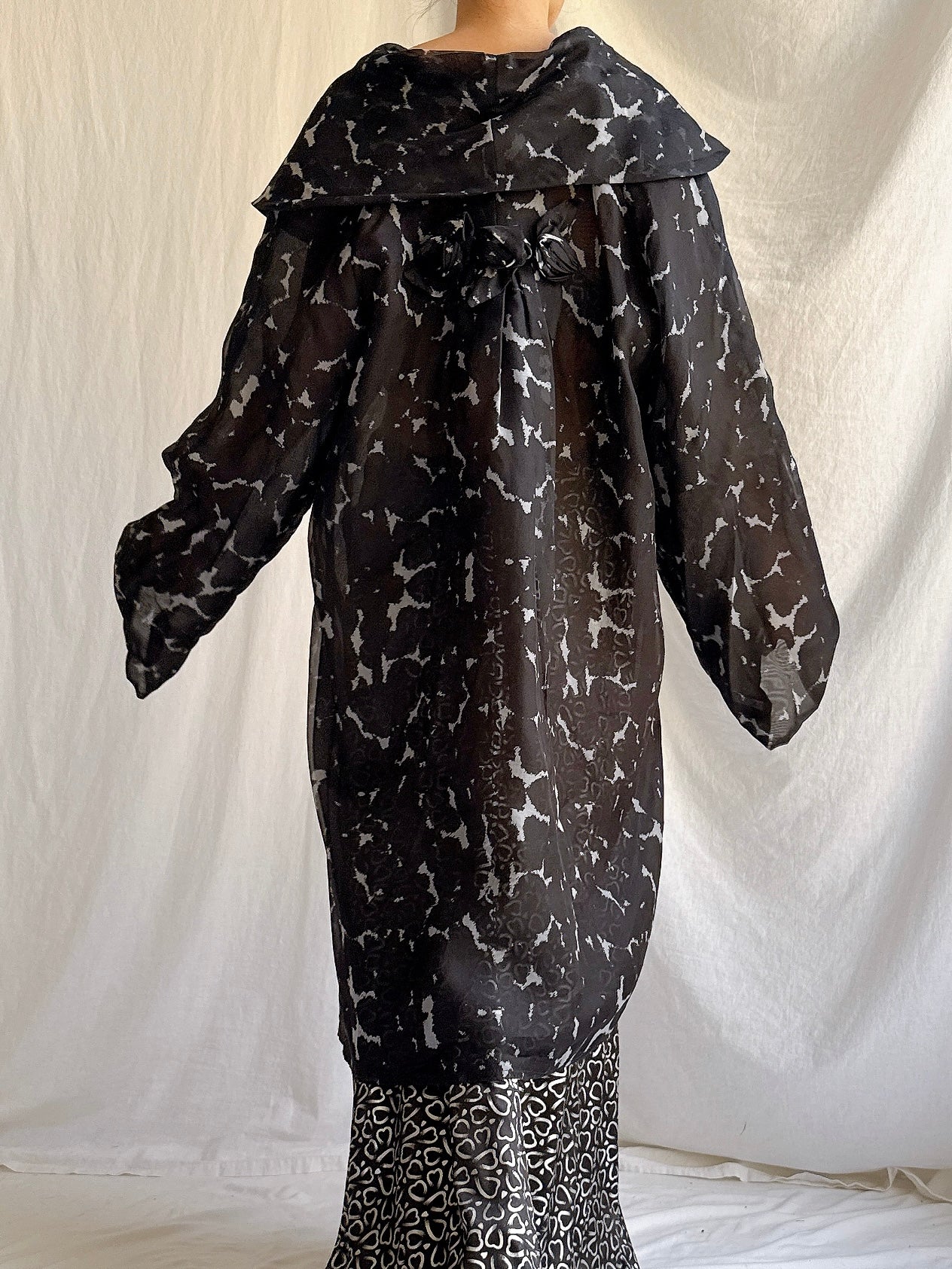 Vintage Silk Organza Duster - OSFM